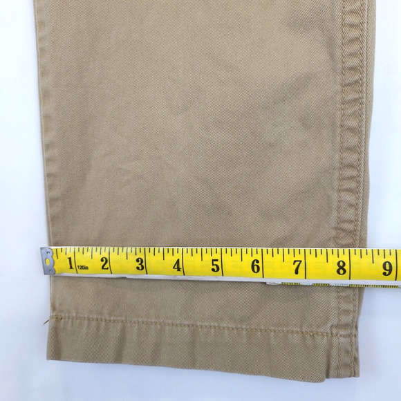 Old Navy Broken-In Khakis Men 34 X 29 (32) Straight Tan Chino Everyday Pants - Picture 6 of 11
